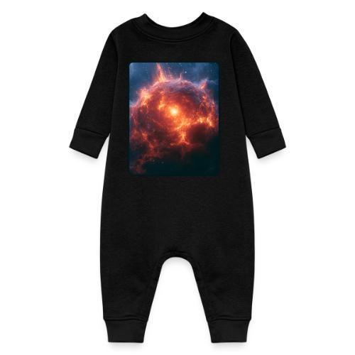 Exploding Supernova Space Art - Baby Fleece One Piece