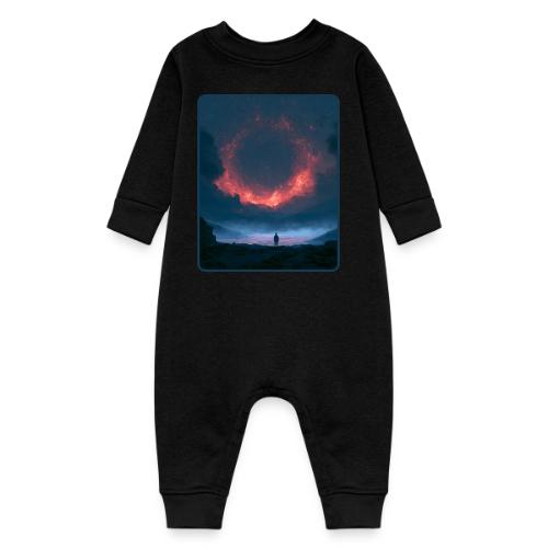 Supernova Reflection Space Scene - Baby Fleece One Piece