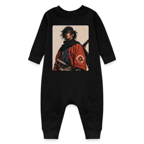 Young Samurai Warrior Portrait - Baby Fleece One Piece