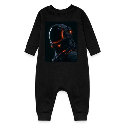 Futuristic Astronaut Helmet - Baby Fleece One Piece