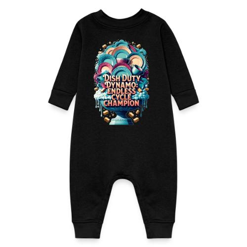 Dish Duty Dynamo T Shirt, Endless Cycle Champion - Baby Fleece One Piece