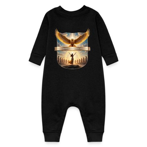 Women’s Day Eagle Matriarch T Shirt,, Gift for Mom - Baby Fleece One Piece