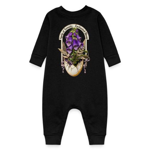 Spring Serenity Foxglove Tee, Easter Gift for wife - Baby Fleece One Piece