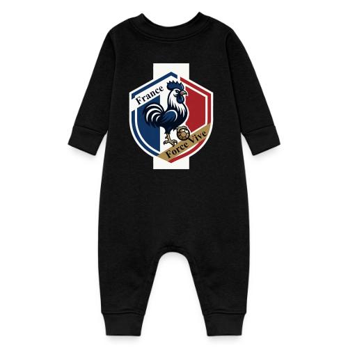 France Rooster T-Shirt, Bleu-Blanc-Rouge gift - Baby Fleece One Piece
