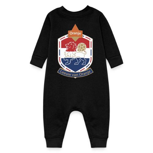 Netherlands Lion Crest T-Shirt, Dutch Badge Gift - Baby Fleece One Piece