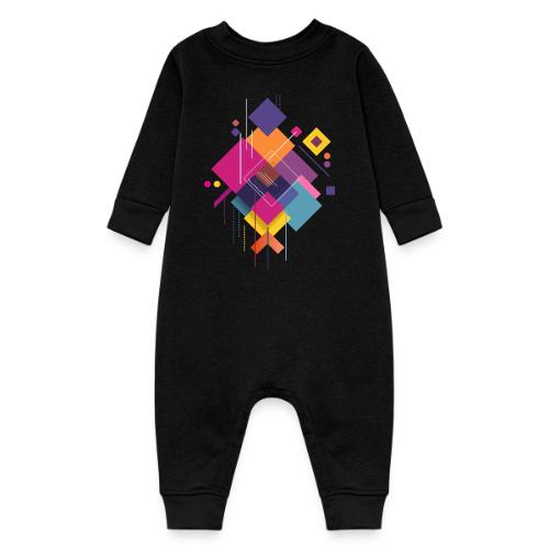 Vibrant Geometry - Baby Fleece One Piece