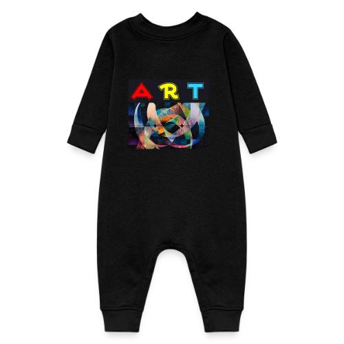 Art of Stripes and Shades - Baby Fleece One Piece
