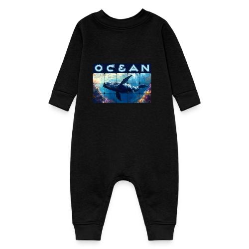 Ocean: Majestic Deep - Baby Fleece One Piece