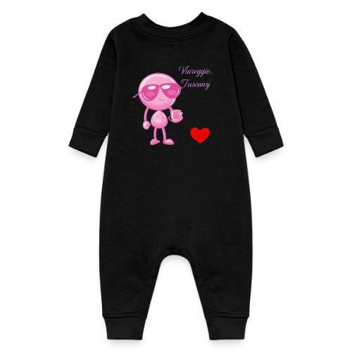 Smoon City_Viareggio Tuscany Pink - Baby Fleece One Piece