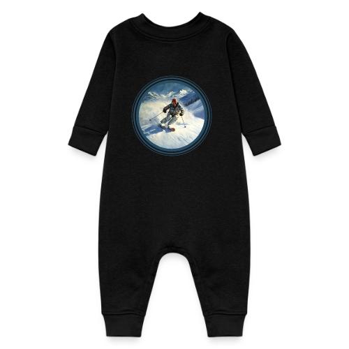 Skiing Power Moves - Baby Fleece One Piece