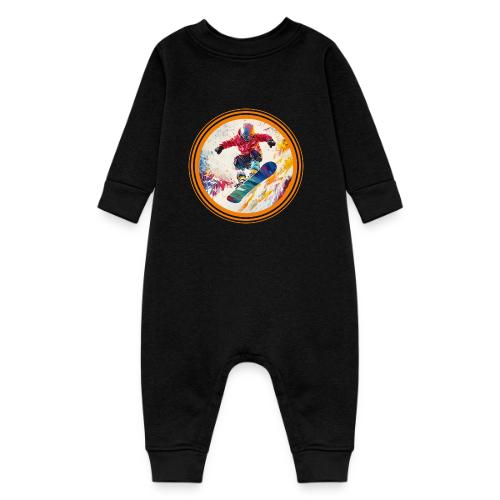 Snowboarding Horizon - Baby Fleece One Piece