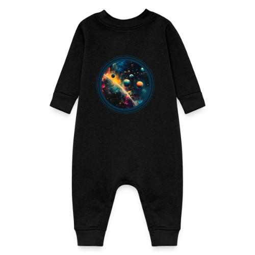 Painted Planetscape - Baby Fleece One Piece