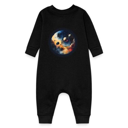 Chaotic Color Planets - Baby Fleece One Piece