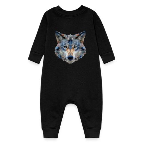 Wolf: Chromatic Wild Gaze - Baby Fleece One Piece