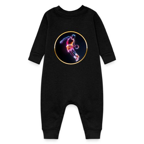 Neon Basketball Player - Baby Fleece One Piece