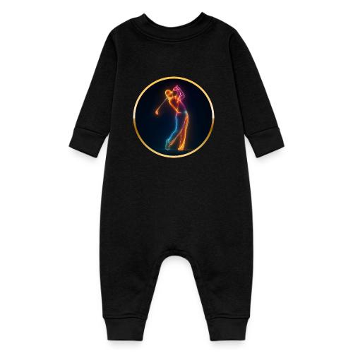 Neon Golf Motion - Baby Fleece One Piece