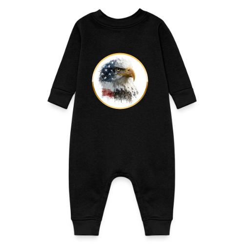 USA: Patriot Wing Emblem - Baby Fleece One Piece