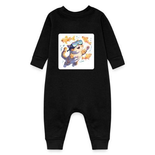Cat: Neon Paws Adventure - Baby Fleece One Piece