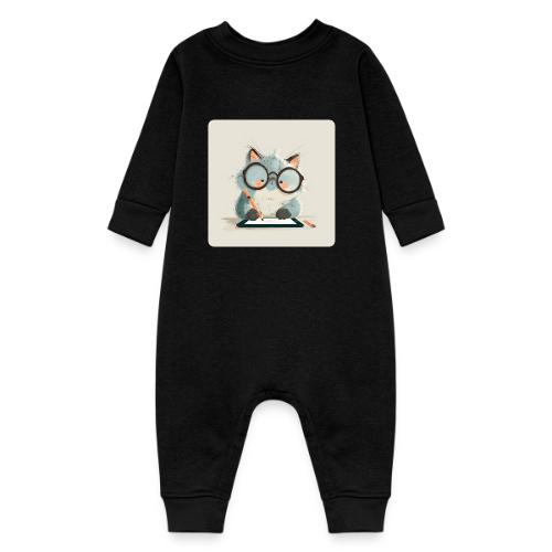 Creative Cat Digital Artist Illustration - Baby Fleece One Piece
