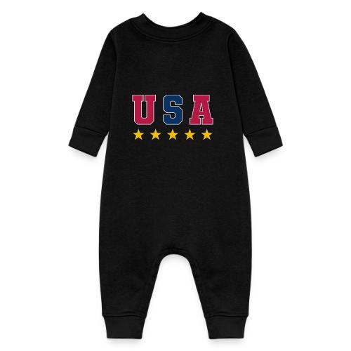 USA Varsity Stars - Baby Fleece One Piece