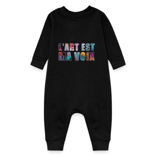 Art is my voice - Baby Fleece One Piece
