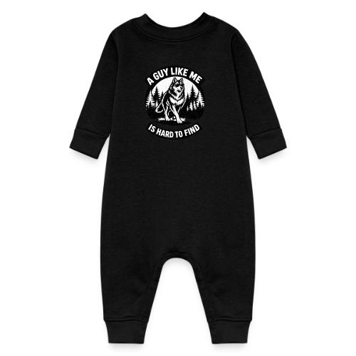 Funny Wolf Shirt – Hard to Find Retro Tee - Baby Fleece One Piece