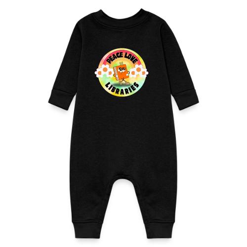 OLA Sticker - Peace Love Libraries - Baby Fleece One Piece