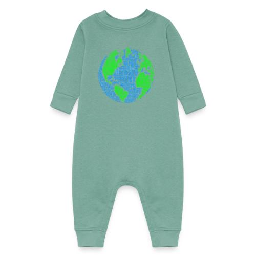 Global PEACE Sphere - Baby Fleece One Piece