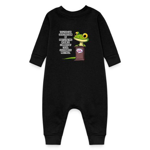 Public Comment Lizard Design - Baby Fleece One Piece