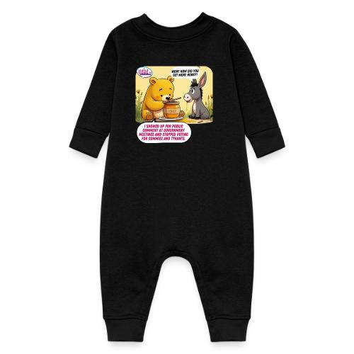 Honey Bear - Fire Tyrants - Baby Fleece One Piece