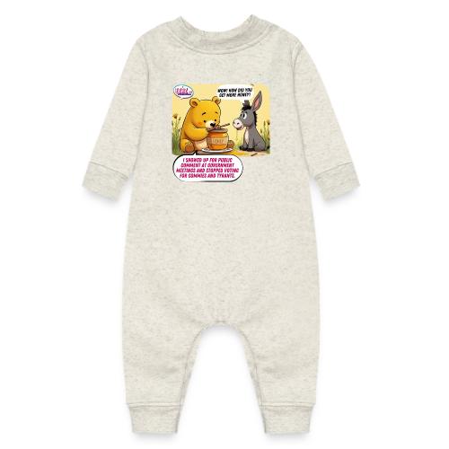Honey Bear - Fire Tyrants - Baby Fleece One Piece