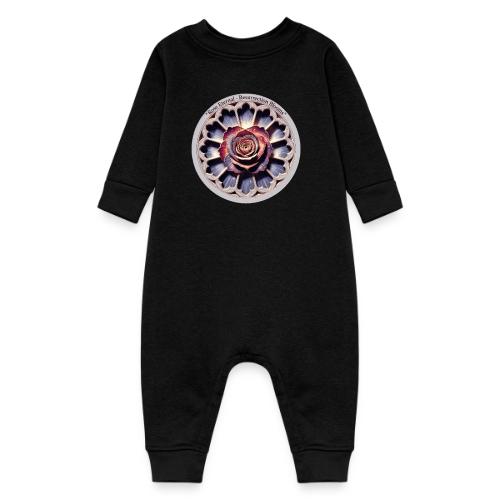 Easter Rose Resurrection T Shirt, Spring Gift - Baby Fleece One Piece