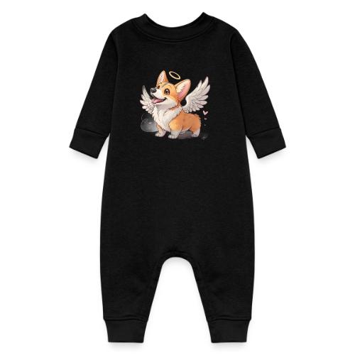Angel Wings Corgi - Baby Fleece One Piece