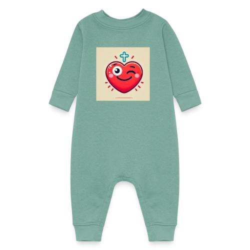 DALLE 2025 09 13 15 56 10 A winking heart sh - Baby Fleece One Piece
