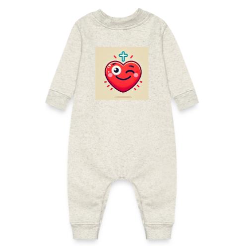 DALLE 2025 09 13 15 56 10 A winking heart sh - Baby Fleece One Piece