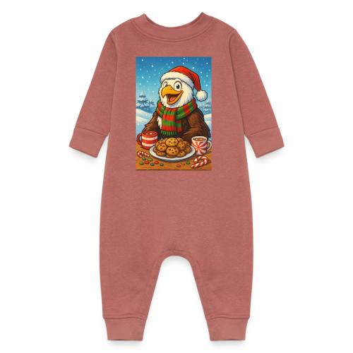 Christmas taw eagle - Baby Fleece One Piece