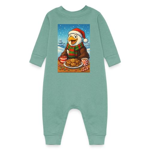 Christmas taw eagle - Baby Fleece One Piece