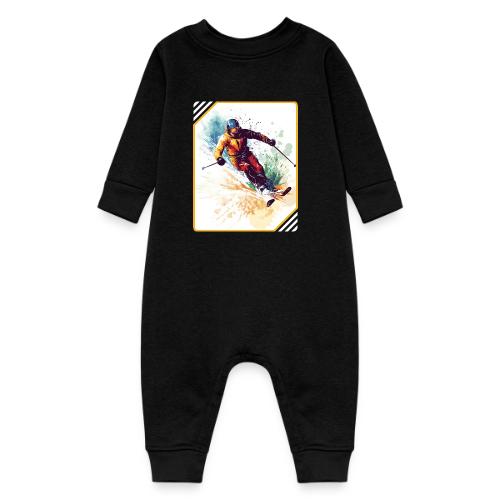 Winter Skiing Escape - Baby Fleece One Piece