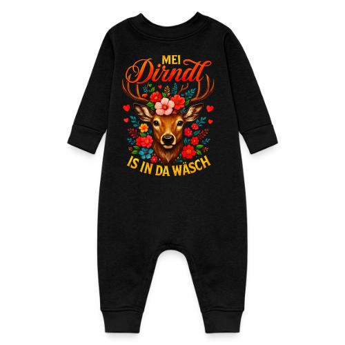 Mei Dirndl is in da Wäsch - Baby Fleece One Piece
