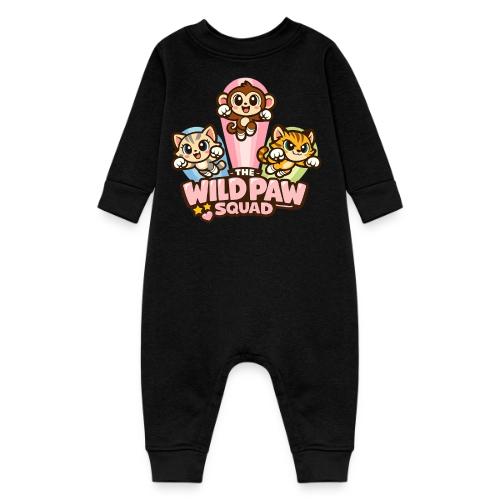 Wild Paw Squad Cute Animal Friends - Baby Fleece One Piece
