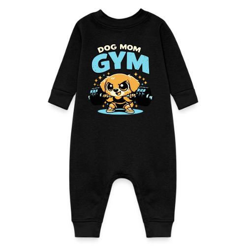 Chibi Dog Gym Workout - Baby Fleece One Piece