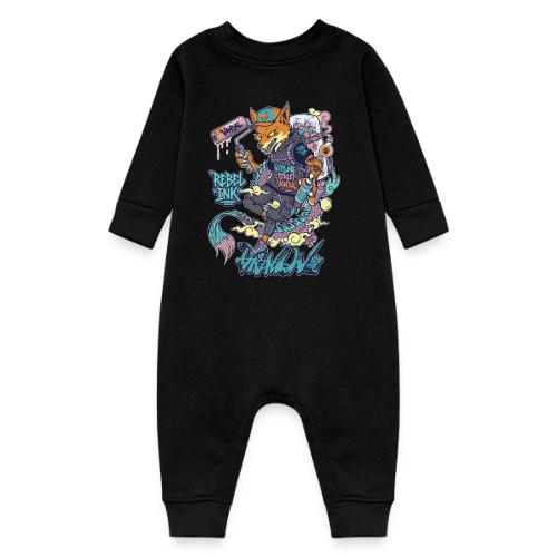 Kitsune Street Rebel - Baby Fleece One Piece