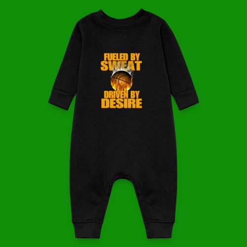 Basketball Fueled by Sweat - Baby Fleece One Piece
