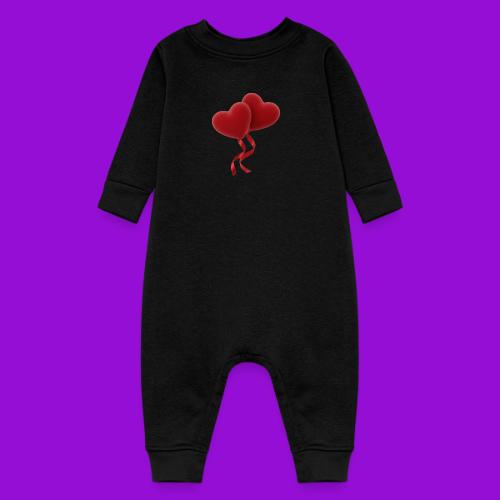 Two hearts together - Baby Fleece One Piece