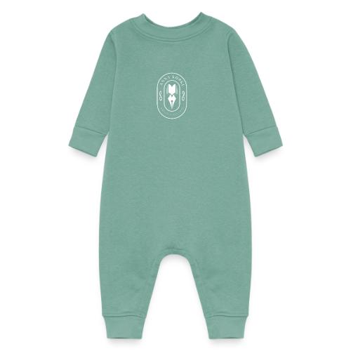 Full Logo White - Baby Fleece One Piece