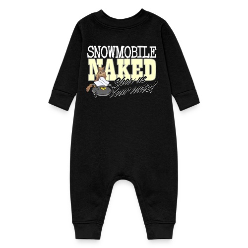 Snowmobile Naked - Baby Fleece One Piece