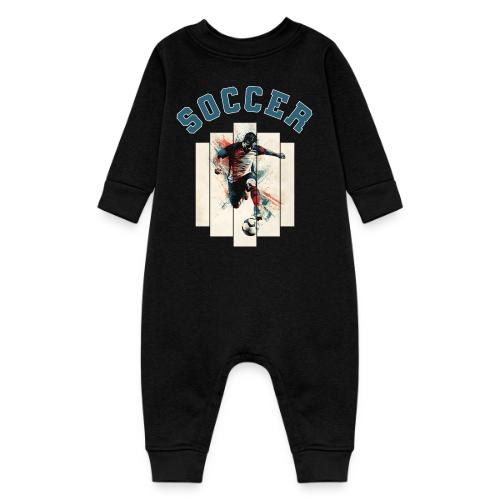 Soccer Vibes - Baby Fleece One Piece