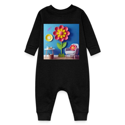 Flower design and harmony of environmental well-be - Baby Fleece One Piece