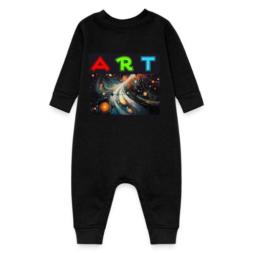 Swirls of Colorful Art - Baby Fleece One Piece