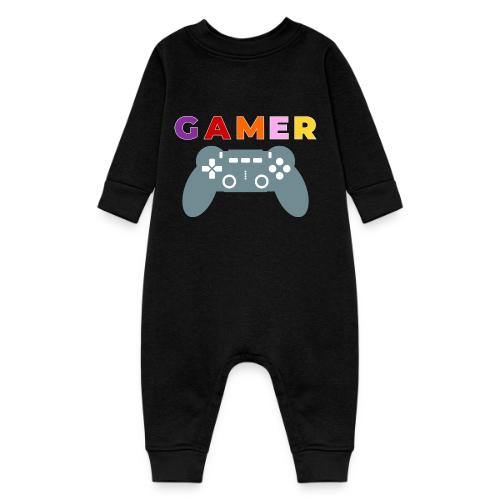 Colorful Gamer Controller Graphic - Baby Fleece One Piece